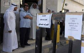 استمرار اضراب الجمارك الكويتية ومخاوف من تاثر انتاج الخام