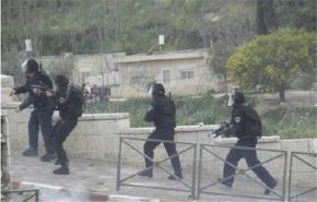 مصادمات بين الفلسطينيين والجيش الاسرائيلي في الضفة