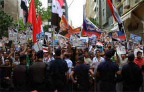  تظاهرة مؤيدة للرئيس الاسد في بيروت