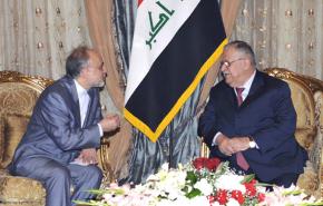 وزير الخارجية الايراني يلتقي الرئيس العراقي