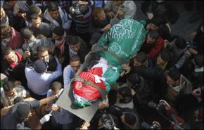 الفلسطينيون يشيعون جثمان الكيلانى استشهد بغارة اسرائيلية