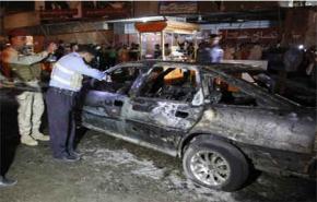 قتيل و4 جرحى بانفجار سيارة جنوبي بغداد