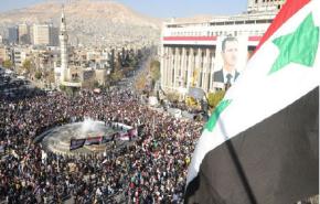 تظاهرة بسوريا تأييدا للاصلاحات ورفضا للتدخل الاجنبي