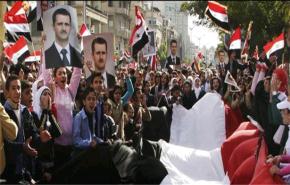 تظاهرة داعمة للجيش السوري وتكريماً لشهدائه