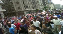 تجمع مصری ها در برابر سفارت میانمار در قاهره