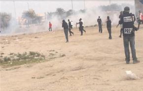 انطلاق الزحف الجماهيري بالبحرين وسط مواجهات مع قوات النظام