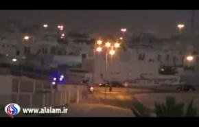اعتقال أحد الأطفال ومحاولة دهس الثوار في البحرين  