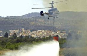 طيار اسباني يلقى حتفه بتحطم مروحية اخماد حرائق