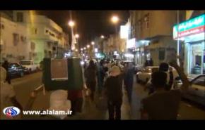 مسيرة إحياء الذكرى السنوية الاولى لشهداء الكرامة في القطيف