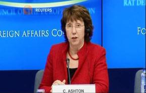 اشتون تدعو الاحتلال الى رد متكافىء على هجمات المقاومة