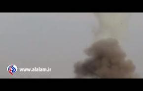  المقاومة الفلسطينية تمطر المغتصبات الصهيونية برشقات صواريخ 