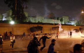 تظاهرات أمام القصر الرئاسي وميدان التحرير بالقاهرة