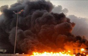 انفجار صهريج محمل بالوقود بمدينة القطيف