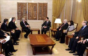 الابراهيمي يواصل محادثاته في سوريا بعد لقائه الاسد