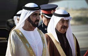 ژست اشغالگرانه معاون رئیس امارات  در بحرین