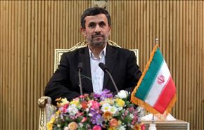 الرئيس أحمدي نجاد يهنئ نظيره اللبناني بعيد الميلاد