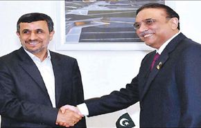 باكستان تؤكد زیارة الرئیس زرداري إلی إیران