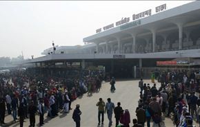 اضراب موظفين في مطار رئيسى فى بنغلاديش