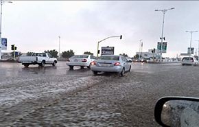 عاصفة قوية تضرب منطقة الشرق الاوسط