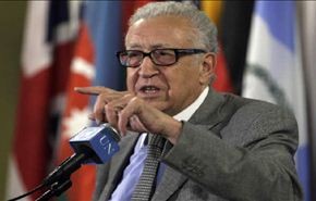 الابراهيمي يؤكد أهمية الإسراع بالحل السلمي