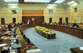 مجلس الوزراء السوري يقر البرنامج السياسي لحل الأزمة