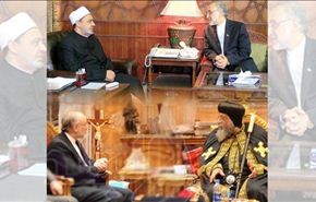 صالحي يلتقي ببابا الاسكندرية وشيخ الازهر