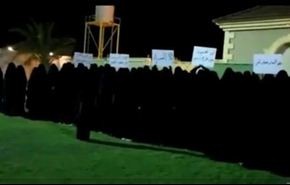 مظاهرة نسائية في مدينة بريدة بالسعودية