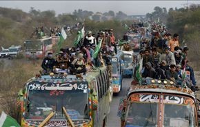 صدامات خلال تظاهرات ضد الحكومة الباكستانية