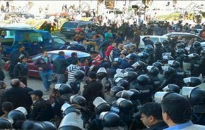 احتجاجات بالاسكندرية تزامنا مع محاكمة ضباط امن