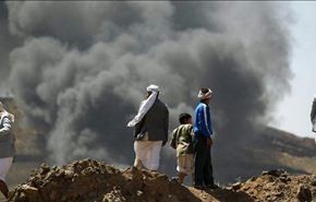 مقتل 10 مسلحين في انفجار منزل بوسط اليمن