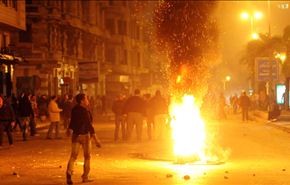 درگیری پلیس و معترضان در اسکندریه
