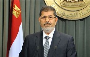 مرسي يربط إلغاء حالة الطوارئ بالوضع الامني
