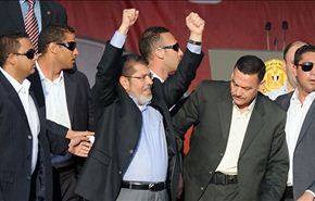 توپ مخالفان در زمین رئیس جمهوری مصر