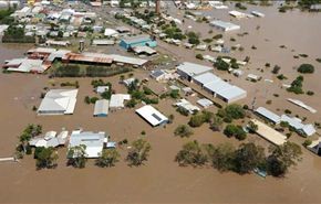 مياه الفيضانات تغمر عدة مدن في استراليا