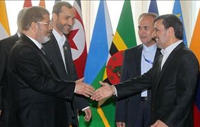 محادثات أحمدي نجاد ومرسي كانت ايجابية جدا
