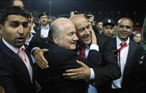 بلاتر يستنكر قصف المنشأت الرياضية الفلسطينية