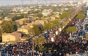صحنه هایی از تظاهرات صدها هزار نفری مردم بحرین