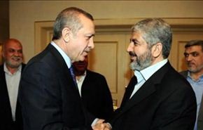 مشعل يلتقي أردوغان على رأس وفد من حماس