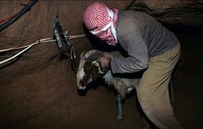 جاری شدن فاضلاب در تونل های غزه