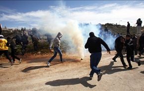 مجروح شدن ده‌ها فلسطینی مقابل زندان 