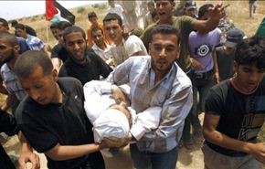 یک فلسطینی در غزه مجروح شد