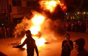 حرب شوارع بين قوات الامن والمتظاهرين في الدقهلية