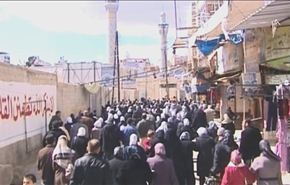 مسيرة تحد لحصار مرقد السيدة زينب (ع) في دمشق