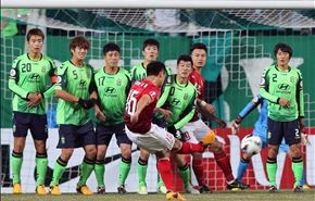 تعادل غوانغجو الصيني وتشونبوك الكوري 1-1