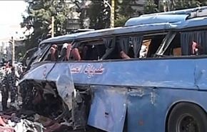 تصادف اتوبوس حامل آوارگان سوري در لبنان