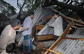 مقتل 20 بنغلاديشيا واصابة المئات باعصار شرقي داكا
