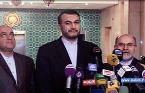 عبد اللهيان يجري مباحثات في القاهرة