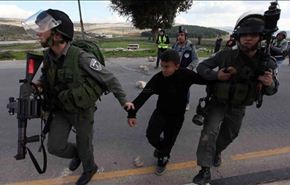 اعتقال الاطفال الصغار من قبل الجيش الاسرائيلي