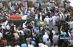 نظام البحرين يقمع مسيرة تشييع الشهيد الريس