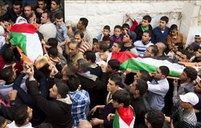 تشییع 3‌شهید فلسطینی در کرانه باختری